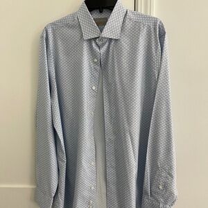 Men's Perry Ellis Portfolio The Tech -Shirt- Slim Fit- Size 16 1/2 34/35